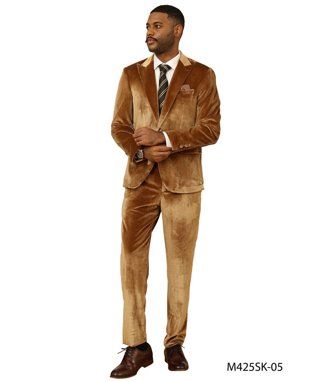 Big and Tall Blazer - Double Breasted Tuxedo Dinner Jacket in Color Gold Plus Size Paisley Sport Coat