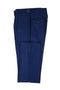 Tiglio Luxe Marbella dress pants. French Blue, semi-wide leg with a smooth wool texture. Features: belt loops, flat front, single back pocket. Structured and soft.
