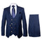 Modern 3-Piece Suit for Men – Rossi Man Max Tailored Slim Fit in Solid Navy | RM1393