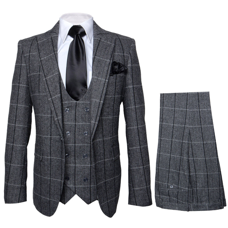 Rossi Man RM1742 - Max Collection Stylish Slim Fit Mens Suit in Brown