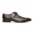 Marco Di Milano Merida Brown Oxfords Lizard & Caiman Crocodile Shoes