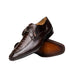 Marco Di Milano Merida Brown Oxfords Lizard & Caiman Crocodile Shoes