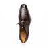 Marco Di Milano Merida Brown Oxfords Lizard & Caiman Crocodile Shoes