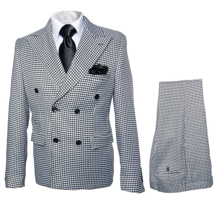 Rossi Man Milano RM1588 â€“ Men's Modern 3-Piece Slim Fit Suit | Stylish Formal Outfit