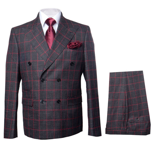Rossi Man Milano Collection - Sophisticated Mens Formal Suit in Black | RM1844