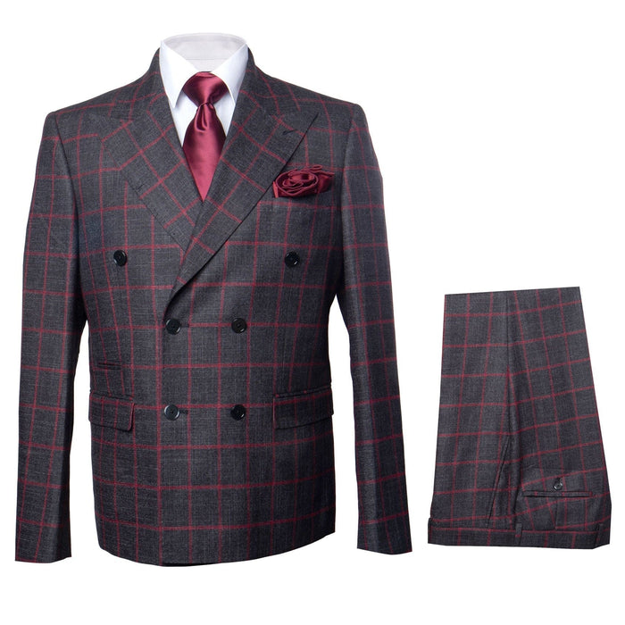Rossi Man Milano Collection - Sophisticated Mens Formal Suit in Black | RM1844