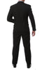 PL1969 Men's Black 2-Piece Suit — Big & Tall Fit, Sizes 38-72 (Short, Regular & Long)