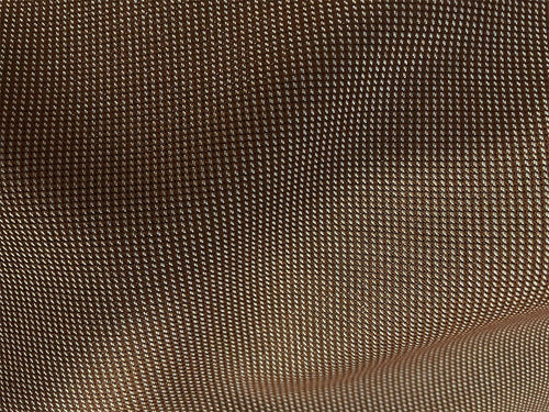 Birdseye Pattern Modern Fit 3 Piece Khaki Suit with Contrast Trim