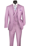 Mens Easter Suit - Jacket and Pants in Summer Color Lavender Sharkskin Modern Fit Light Weight