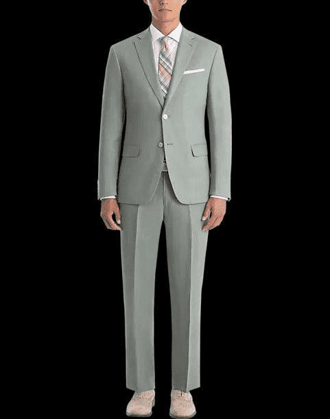 Light Green Suit - AlbertoNardoniStore