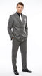 Men’s Charcoal Grey Pinstripe Double Breasted Suit, Gomez Addams Inspired Formal Costume Suit