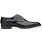 Belvedere Mare - Black Ostrich Leather Luxury Shoe
