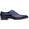 Belvedere Mare - Navy Alligator Luxury Oxford
