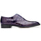 Belvedere Mare - Purple Genuine Crocodile Oxford