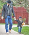 Matching Father and Son Black Western Tuxedo Blazer With Vest + Cowboy Hat Included