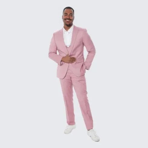 Mauve Groom Suit - Mauve Wedding Suit