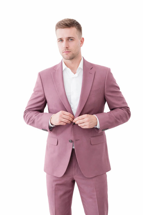 Mauve Groom Suit - Mauve Wedding Suit