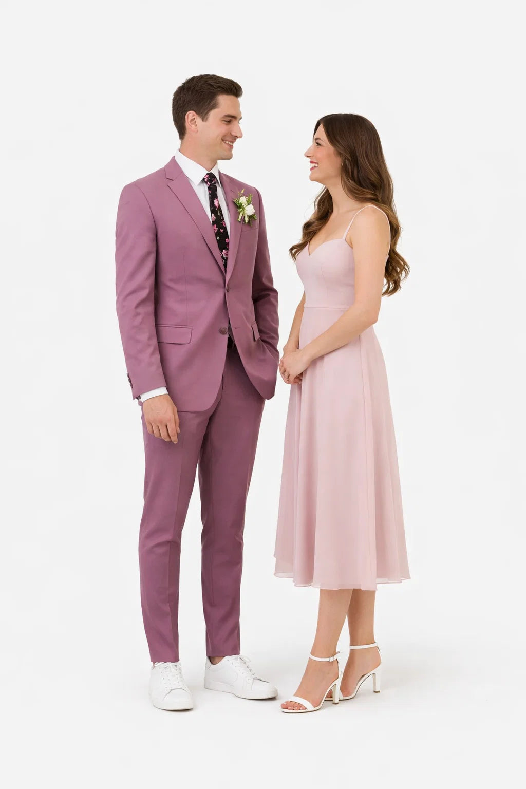 Mauve Groom Suit - Mauve Wedding Suit