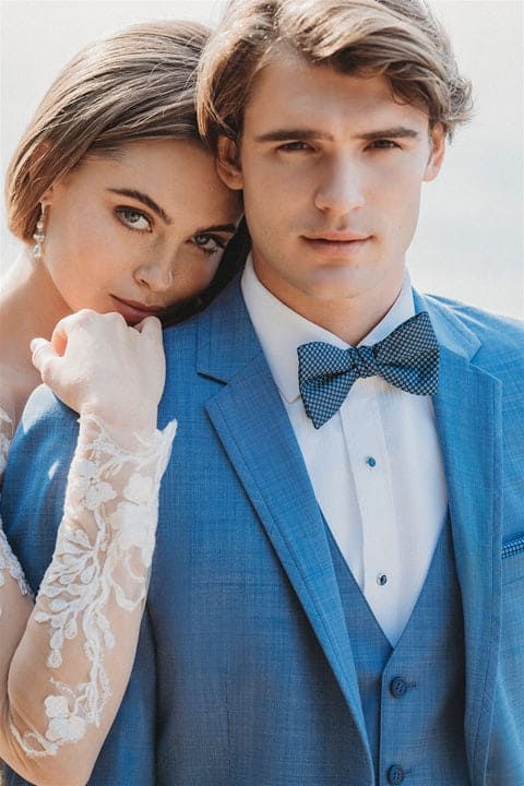 Smoking Traje - Esmoquin - Smoking Para Hombre - Cornflower Tuxedo