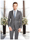 Western Suit - Trajes Para Hombres - Cowboy Formal Attire - Trajes De Novio - Matching Top Collar Dark Grey Suit