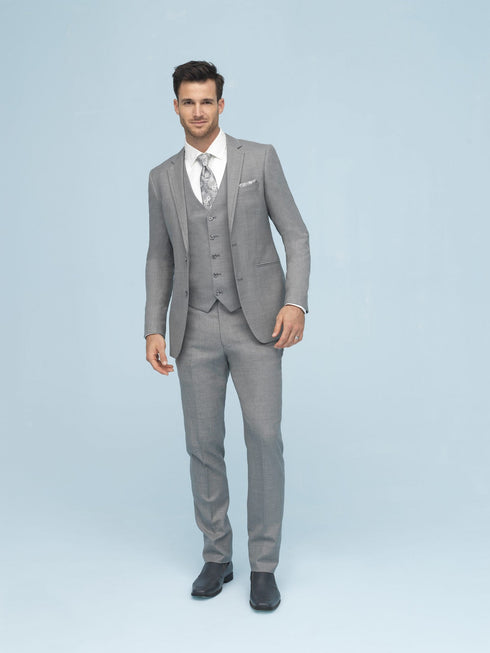 Western Suit - Trajes Para Hombres - Cowboy Formal Attire - Trajes De Novio - Light Gray