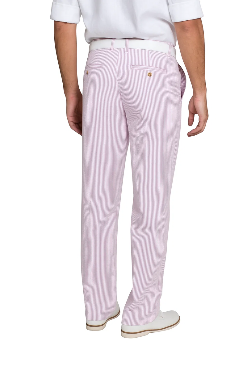 Men's Purple Lavender Seersucker Sear sucker suit dress pants