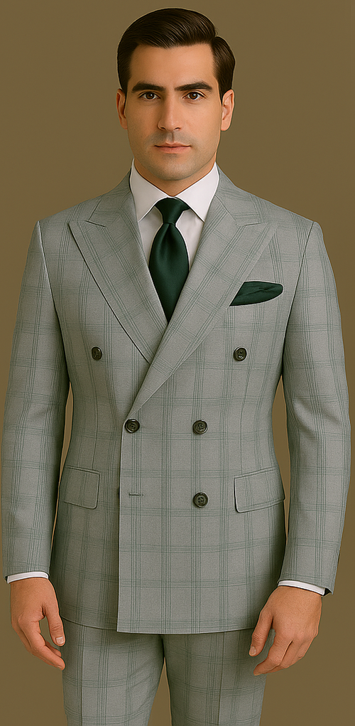 Men’s Rossi Man Milano RM1828 – Slim Fit Modern Suit | Stylish Formal Wear