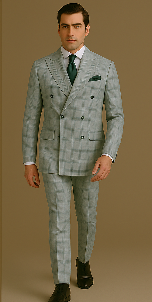 Mens Rossi Man Milano RM1828 - Slim Fit Modern Suit | Stylish Formal Wear