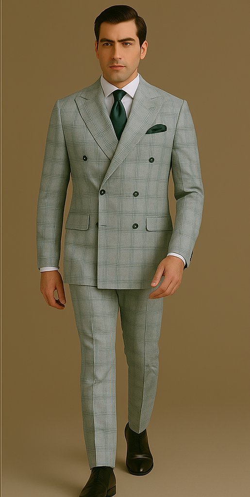 Mens Rossi Man Milano RM1828 - Slim Fit Modern Suit | Stylish Formal Wear
