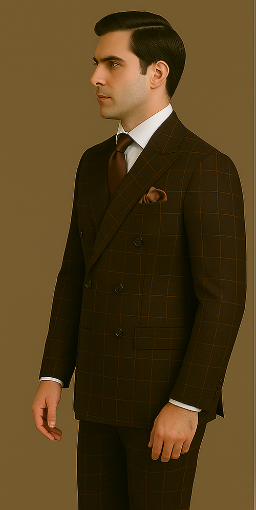 Mens Rossi Man Milano RM1848 Slim Fit Stylish Suit | Modern Formalwear for Men