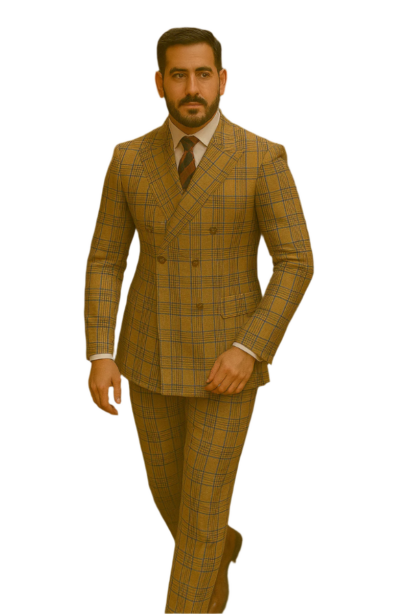 Rossiman Suits For Sale -  Mens Designer Suit - Fashion Suits - Fancy Khaki Suits