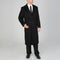 Mens Overcoat -Mens Long Wool Topcoats- Topcoat For Men-Mens Topcoat Mens Dress Coat 'Harvard' Black Cashmere Full-Length - Men's Overcoat