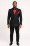 Mens Black Paisley Tuxedo Jacket with â€“ Elegant Formalwear Smoking Jacket