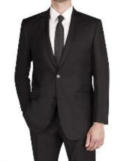 Black Fitted Suit - AlbertoNardoniStore