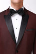 Western Suit - Trajes Para Hombres - Cowboy Formal Attire - Trajes De Novio - Burgundy