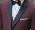 Western Suit - Trajes Para Hombres - Cowboy Formal Attire - Trajes De Novio - Burgundy