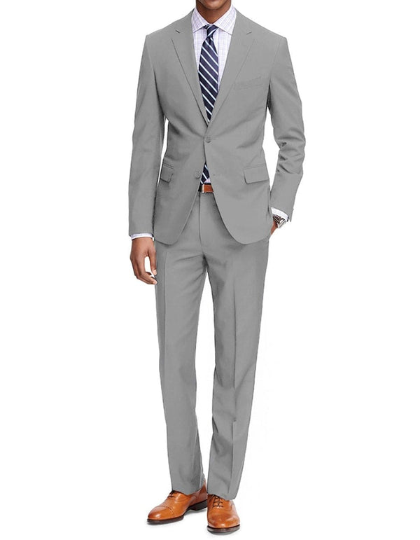 Mens Cheap Grey Suit Mens Slim Fit Suit Lt Grey