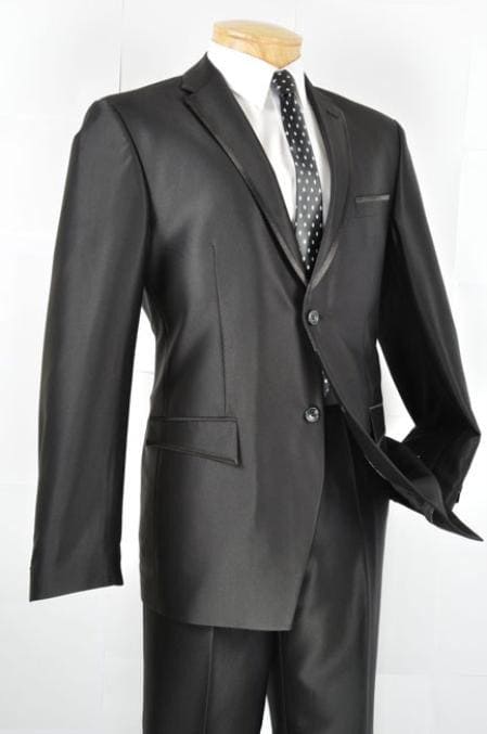 Black Fitted Suit - AlbertoNardoniStore