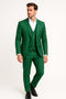 Mens Emerald Green 3-Piece Suit â€“ Slim Fit Wedding and Formal Suit by Alberto Nardoni
