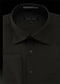 Men's Black One Button Silk Knot Cuff Link Dress Shirt