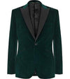 Mens Green Velvet Blazer