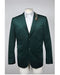 Mens Green Blazer Velvet Blazer Mens 2 Button Velvet Hunter ~ Olive Green Sportcoat Jacket