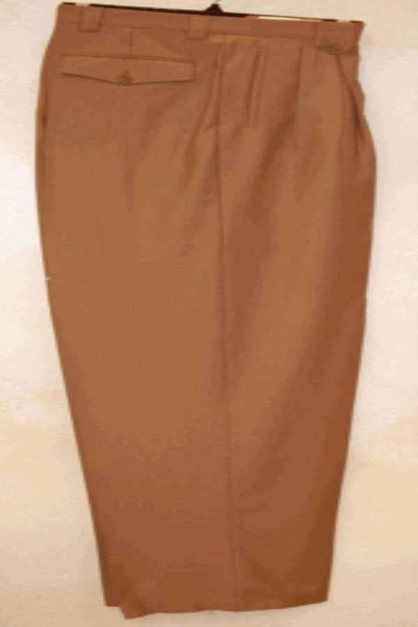 Mens 52 Pleated Dress Pants Mizzani Pleated Super 120'S - AlbertoNardoniStore