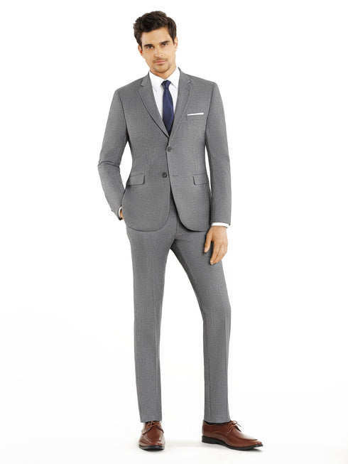 Western Suit - Trajes Para Hombres - Cowboy Formal Attire - Trajes De Novio - Matching Top Collar Light Grey Suit