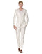 Mens Cheap White Suit Modern Fit Linen Wedding Suit White