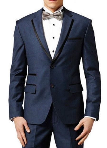 Cheap Tuxedos For Men - Discounted Blue Tuxedos