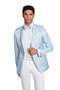 Smoking Traje - Esmoquin - Smoking Para Hombre - Light Blue Tuxedo Trajes Para Hombres