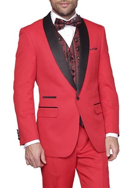 valentine blazer - valentines day Tuxedo - Red Tuxedo