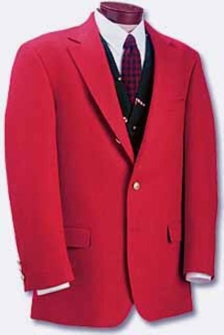 Mens Cheaped Price Suit Jackets Women RED Sport Coats - RED Cheap Priced Blazer Jacket For Men # 23205 Sportcoat, Poly-For Ladys