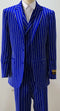 Royal Blue Pinstripe Suit
